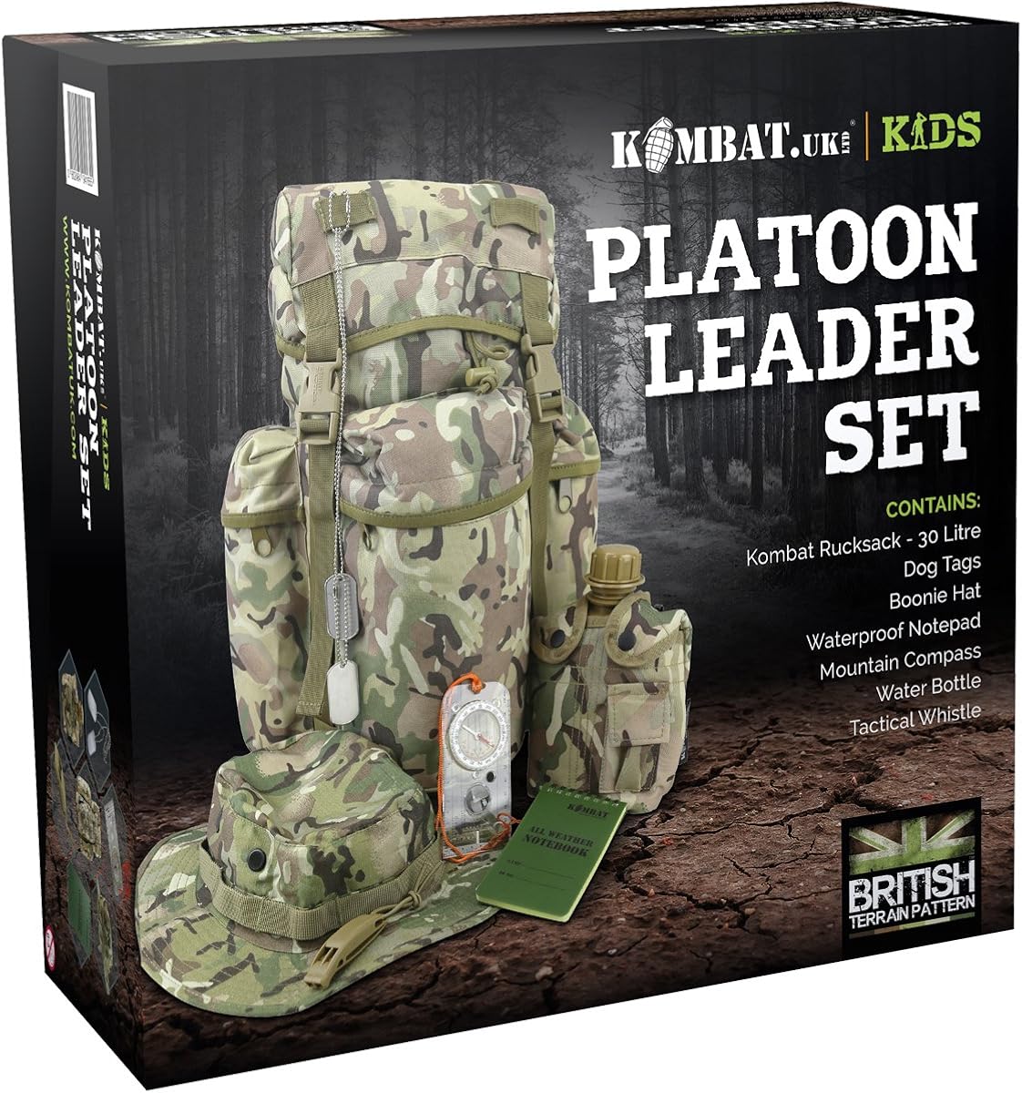 Kombat UK Kids Platoon Leader Set, Multicoloured, Multi-coloured - Image 3