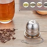 iJiZuo Tea Infuser Stainless Steel Mesh Ball with Drip Tray view 5