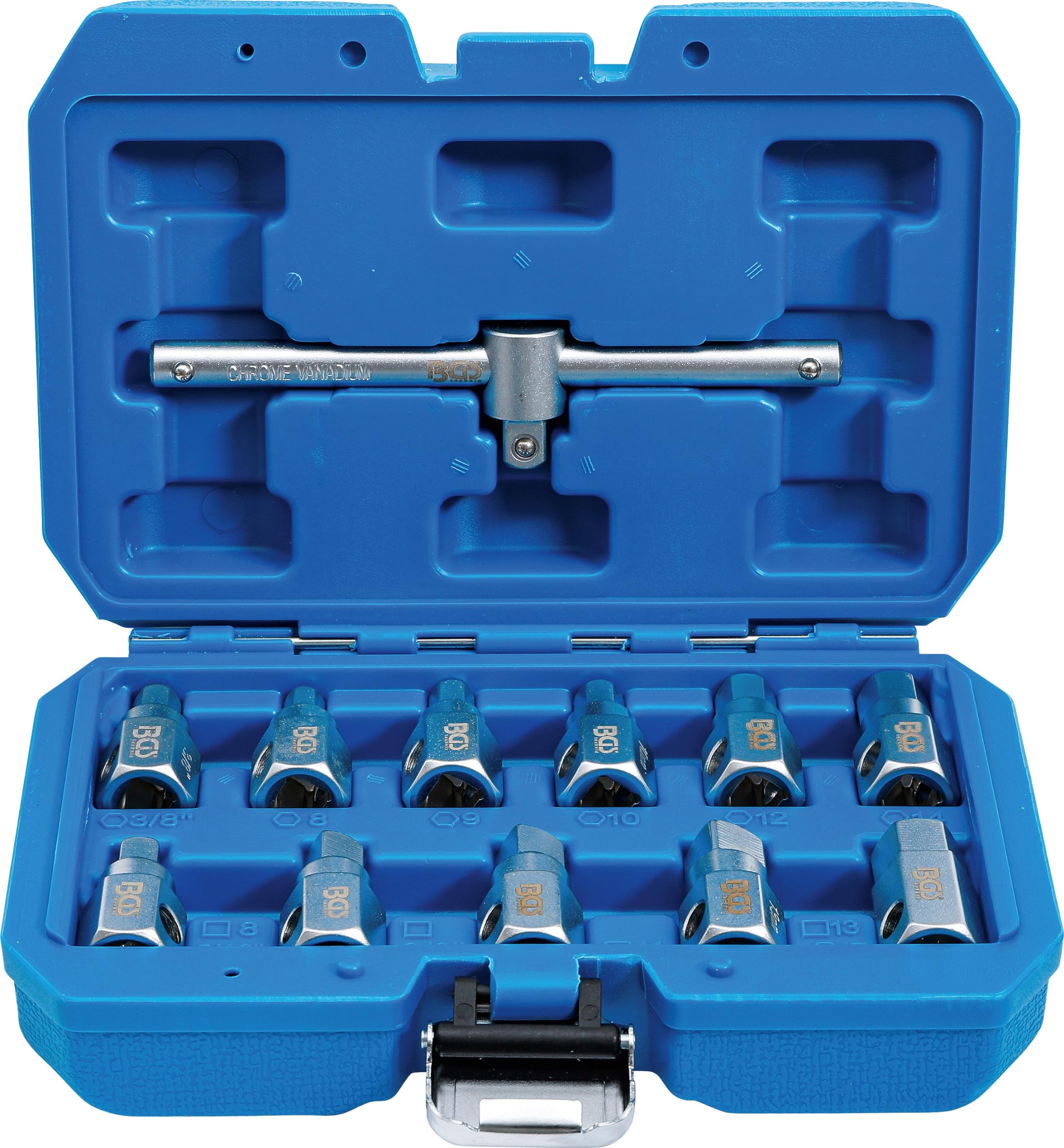 BGS 1017 | Universal Oil Drain Socket Set | 12 pcs.