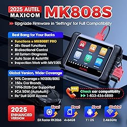 Autel Scanner MaxiCOM MK808S: 2025 Bidirectional