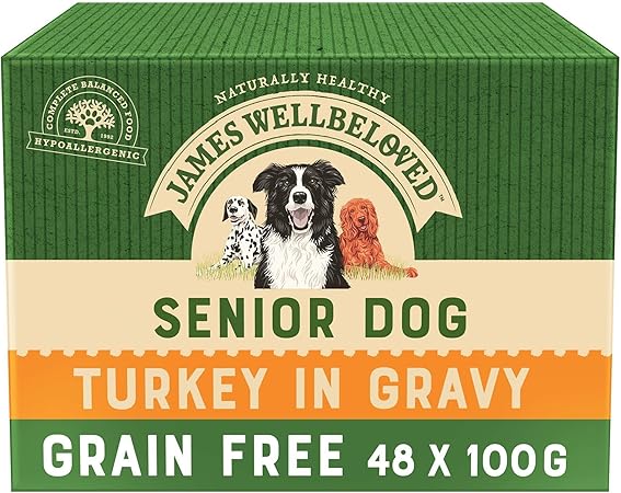 james wellbeloved grain free senior dog food