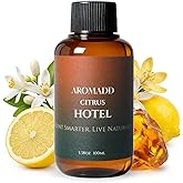 Aromadd Aromadd Citrus Hotel Diffuser Oil Inspired by Luxury Hotel Scent, Essential Oils for Waterless Diffuser, Luxury Lemon & Bergamot, Long-Lasting & Natural Home Fragrance - 3.38 fl oz (100 mL)