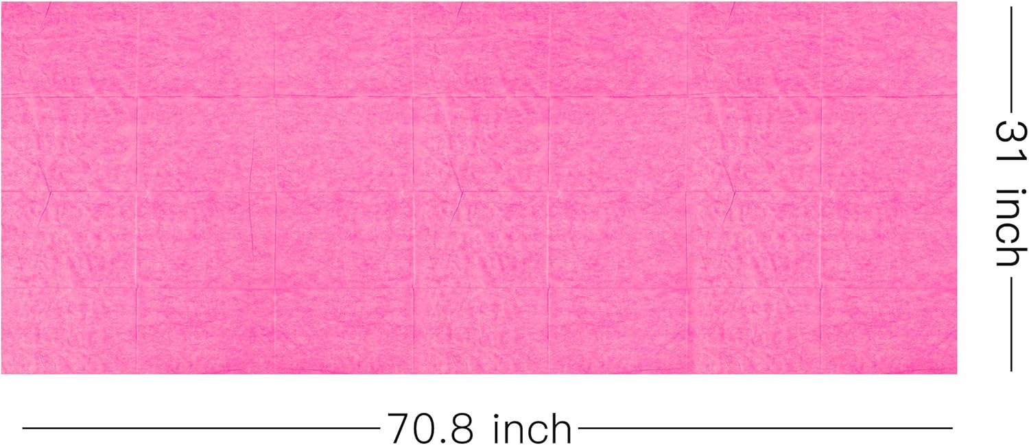 Disposable SPA Bed Sheets Beauty Salon Hotel Massage Table Sheet Waterproof Oil-Proof Travel Breathable Non-Woven Bed Cover Mattress,31" x 70", 20 PCS (Pink): Health & Personal Care