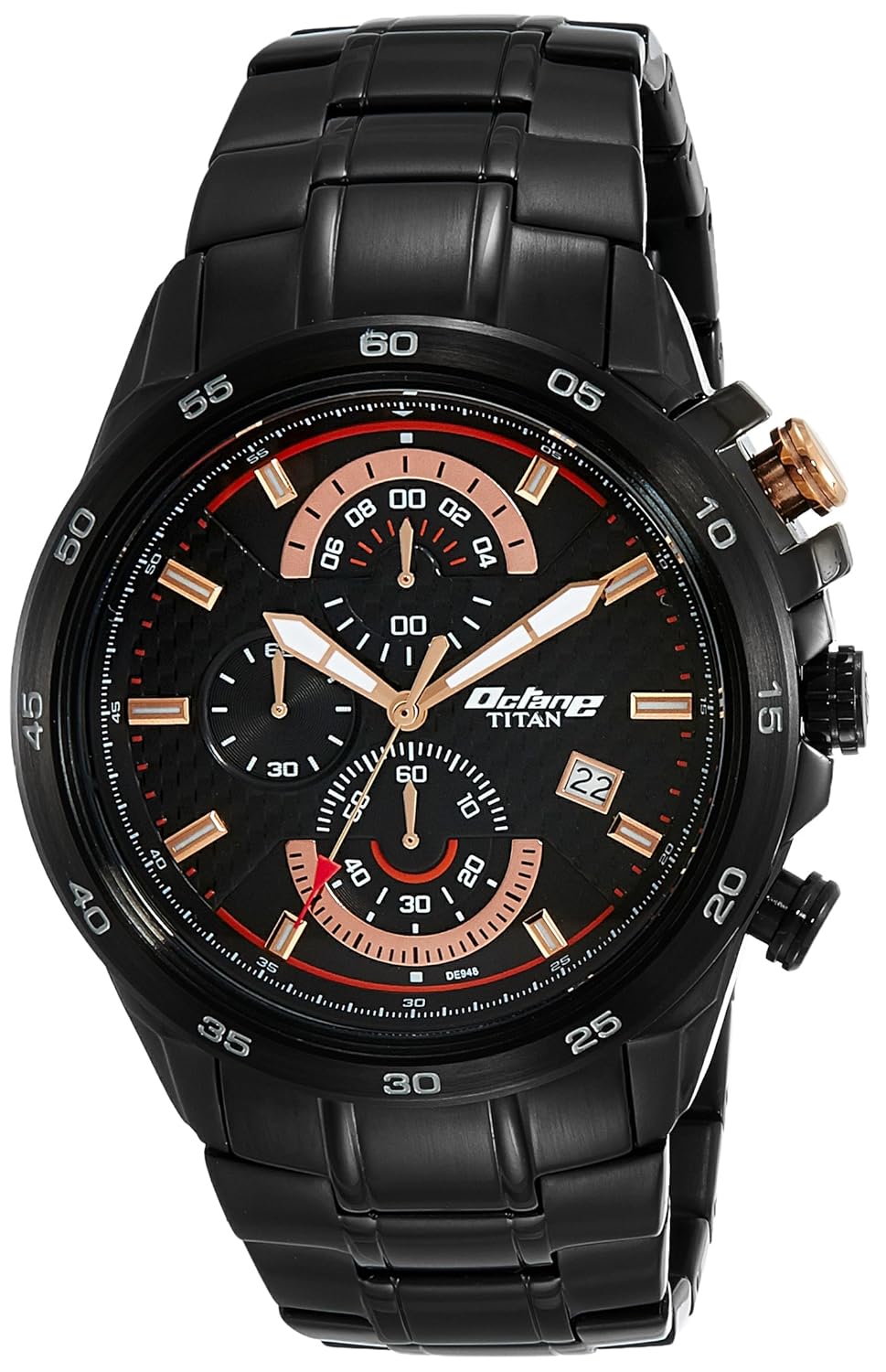 Buy Titan Chronograph Black Dial Men's Watch90046NM01 / 90046NL01 at