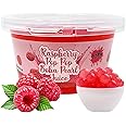 Fusion Select Raspberry Popping Boba Pearls Bursting Boba For Fruit Tea Dessert Toppings 450 Grams