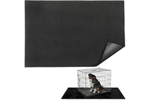 46" x 60" x 0.23" Dog Crate Mat, Extra Large Size, Non-Slip and Waterproof, Washable, Reusable, Can Be Cutting to the Appropr