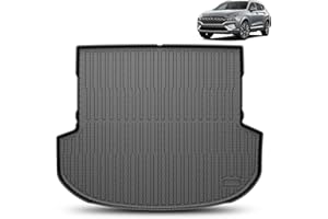 FIILINES Compatible with Cargo Mat 2021 2022 2023 Hyundai Santa Fe Trunk Mat All Weather Trunk Cargo Liner Waterproof Odorles