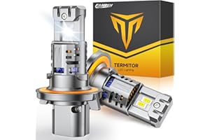 FAHREN Latest H13 LED Bulbs, (1,200%) 12X 90,000LM Extreme Brightness 9008 bulb, 6500K Cool White, 1:1 Min Size,IP68 Waterproof.Pack of 2,Fog Bulbs HID,Plug-N-Play.