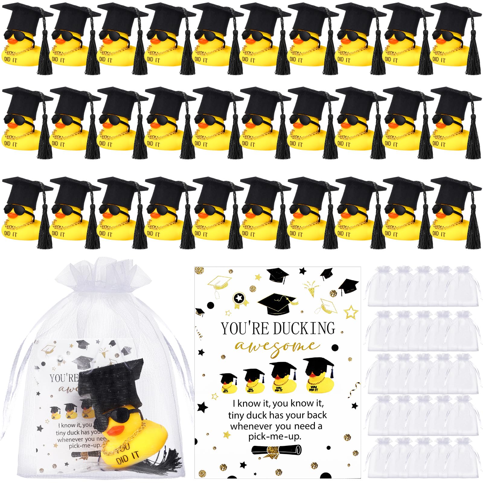 Lunmon 200 Pcs 2025 Graduation Party Favors Includes 2 Inch 50 Pcs ...