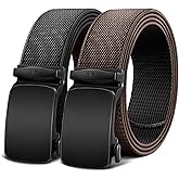 BULLIANT Men Belt-Reversible Ratchet Belt Stretchable for Gift Men Work Casual Golf 1 3/8"-Cut For Fit -2 In 1Belt