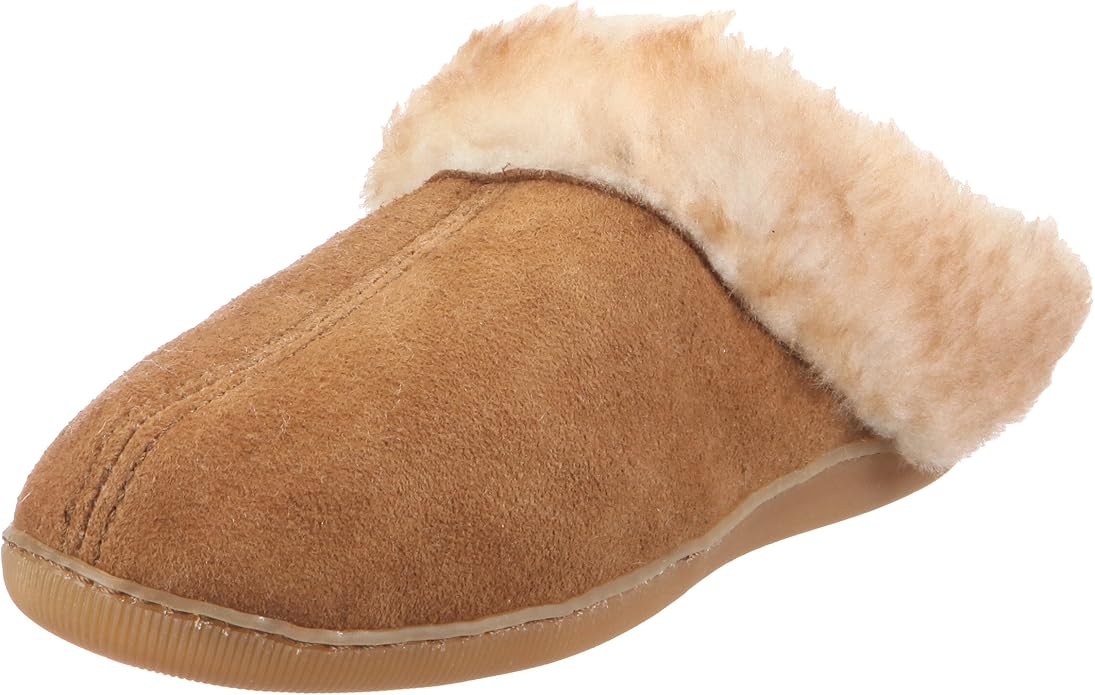 minnetonka chesney suede mule slipper