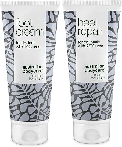 Australian Bodycare Foot Cream & Heel Repair Duo Dry Cracked Heels Soft Smooth