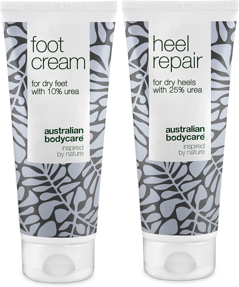 Australian Bodycare Foot Cream & Heel Repair Duo Dry Cracked Heels Soft Smooth
