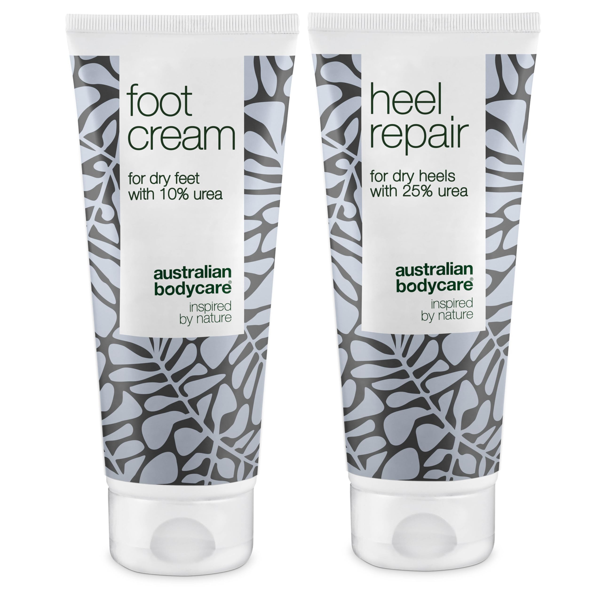 Foot Care Duo for Dry Feet and Cracked Heels - Moisturizing Foot Cream and Intensive Heel Repair for Soft and Smooth Skin - Soothing Formula with Antifungal Properties - Perfect for Athletes Foot