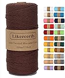Macrame Cord,2mm x 219yard Cotton Twine String