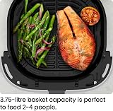 Chefman Air Fryer 3.75L Compact Hi-Fry Technology Easy-View Window view 3