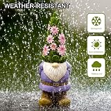 Goodeco Solar Garden Gnome Ornament 29CM LED Lights Outdoor Decor view 7