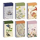 6 Sets 300 Pcs Washi Stickers Set Vintage Aesthetic
