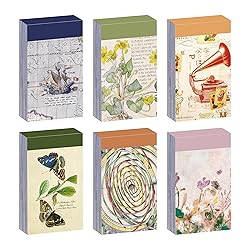6 Sets 300 Pcs Washi Stickers Set Vintage Aesthetic