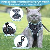 Grantop Cat Harness and Lead Set Adjustable Reflective Escape-Proof Grey S view 3