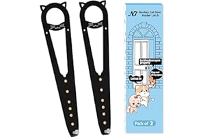 Neobay Adjustable Cat Door Latch, Easy Installation Cat Door Holder Latch to Keep Dog Out of Litter Box, Economical Alternati