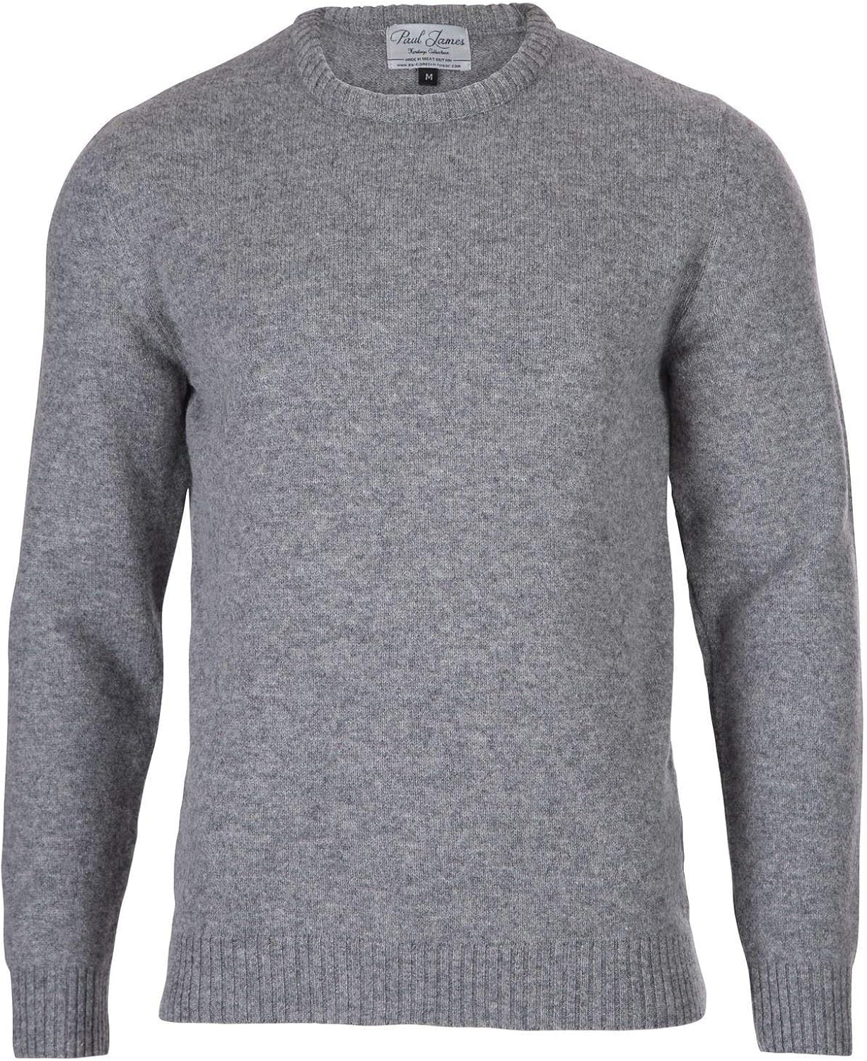 black lambswool jumper