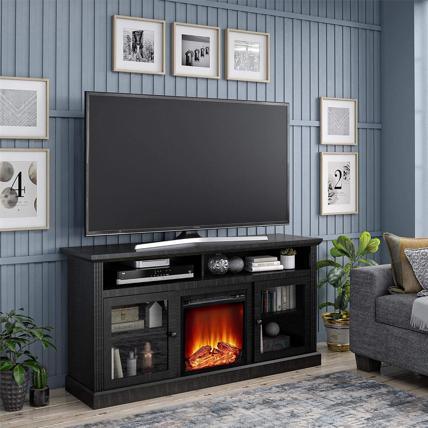 Best Tv Fireplace Stand Long