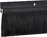 TMH Brush Door Sweep - Black Door Sweep for Bottom