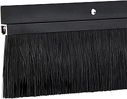TMH Brush Door Sweep - Black Door Sweep for Bottom