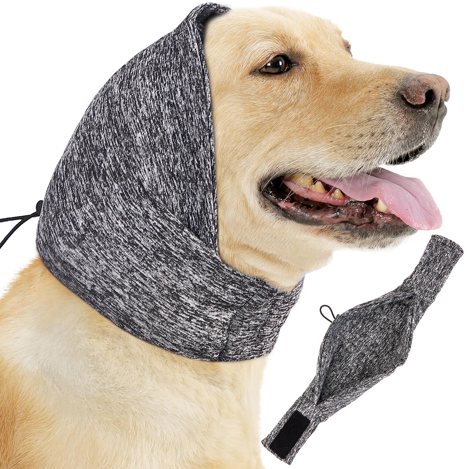 Photo 1 of PATTEPOINT Adjustable Dog Ear Muffs Dog Ear Cover for Hematoma Ear Muffs Noise Protection Fireworks Ear Protector