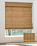 UNISHADES Cordless Bamboo Roman Shades for