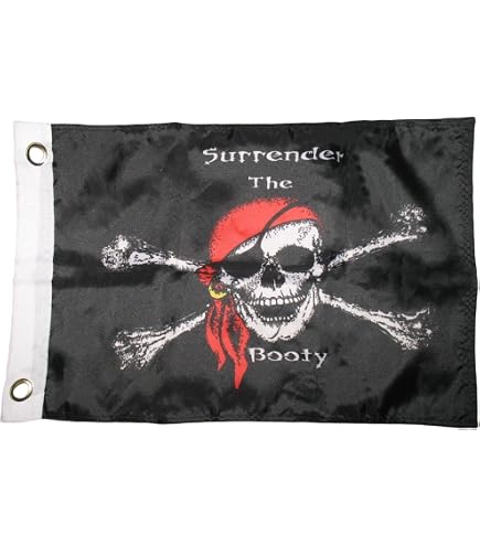 Flagge 'Surrender The Booty' – 152 X 91 Cm, 100% Polyester, Mit Ösen, Für Innen & Außen