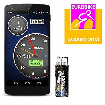 BikeLogger C Fahrradcomputer für Smartphones, Federgabelbefestigung