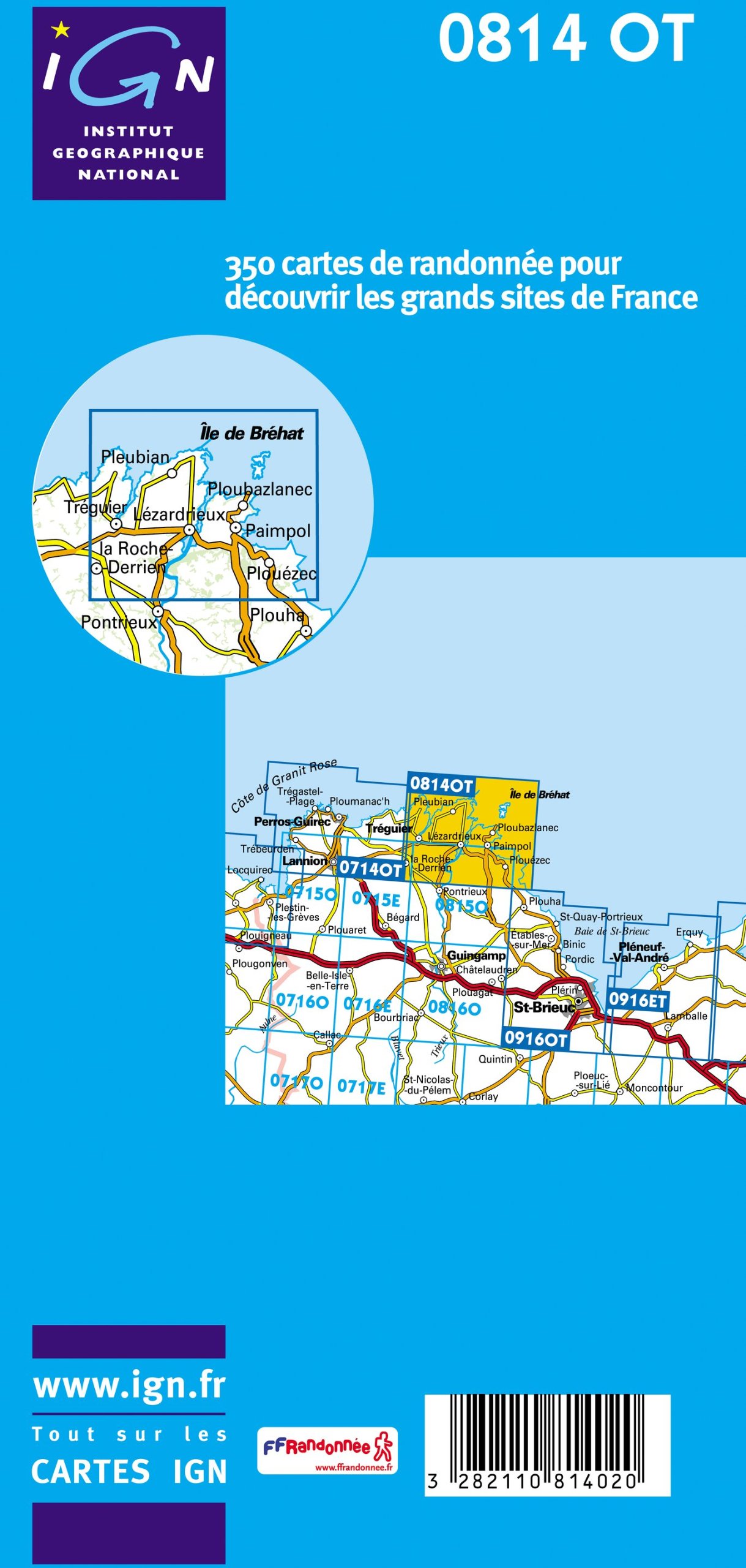 Amazonfr Top25 0814ot Paimpol Treguier De Brehat Carte - 