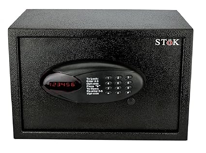 Stok St- Slb01 Electronic Safe / Safe Locker/Safe Box/Electronic Safe Lockers For Home And Office With Shelf(Size 25X35X25)Cm