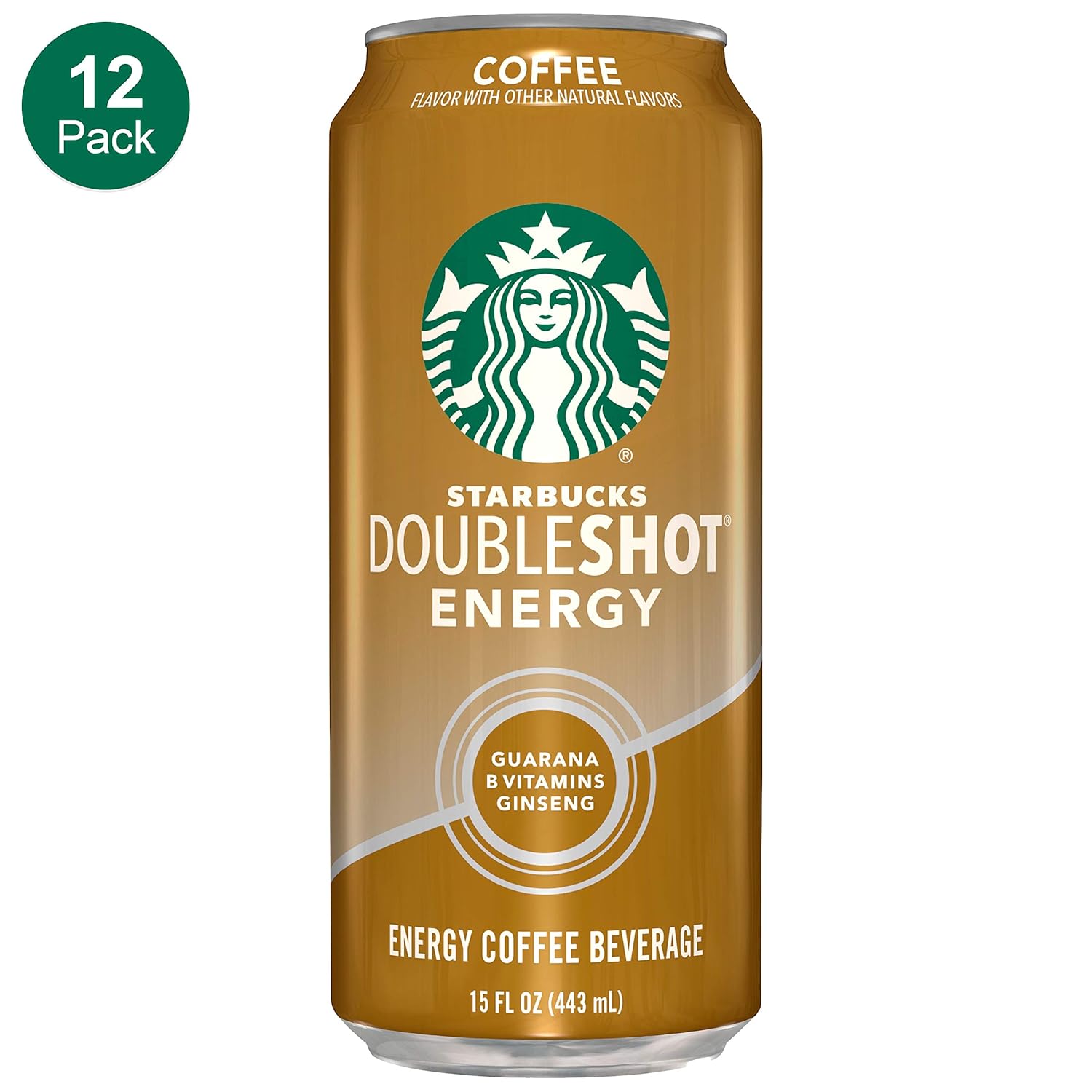 Starbucks, Doubleshot Energy Drink, Coffee, 15 Fl Oz (Pack of 12)