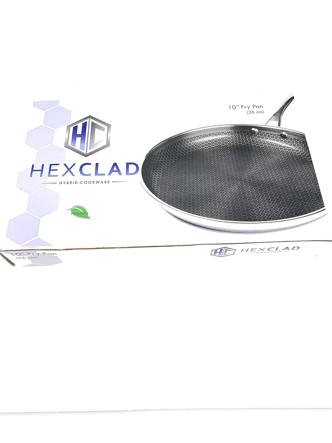HexClad Hybrid Stainless/Nonstick inside and out Commercial Cookware