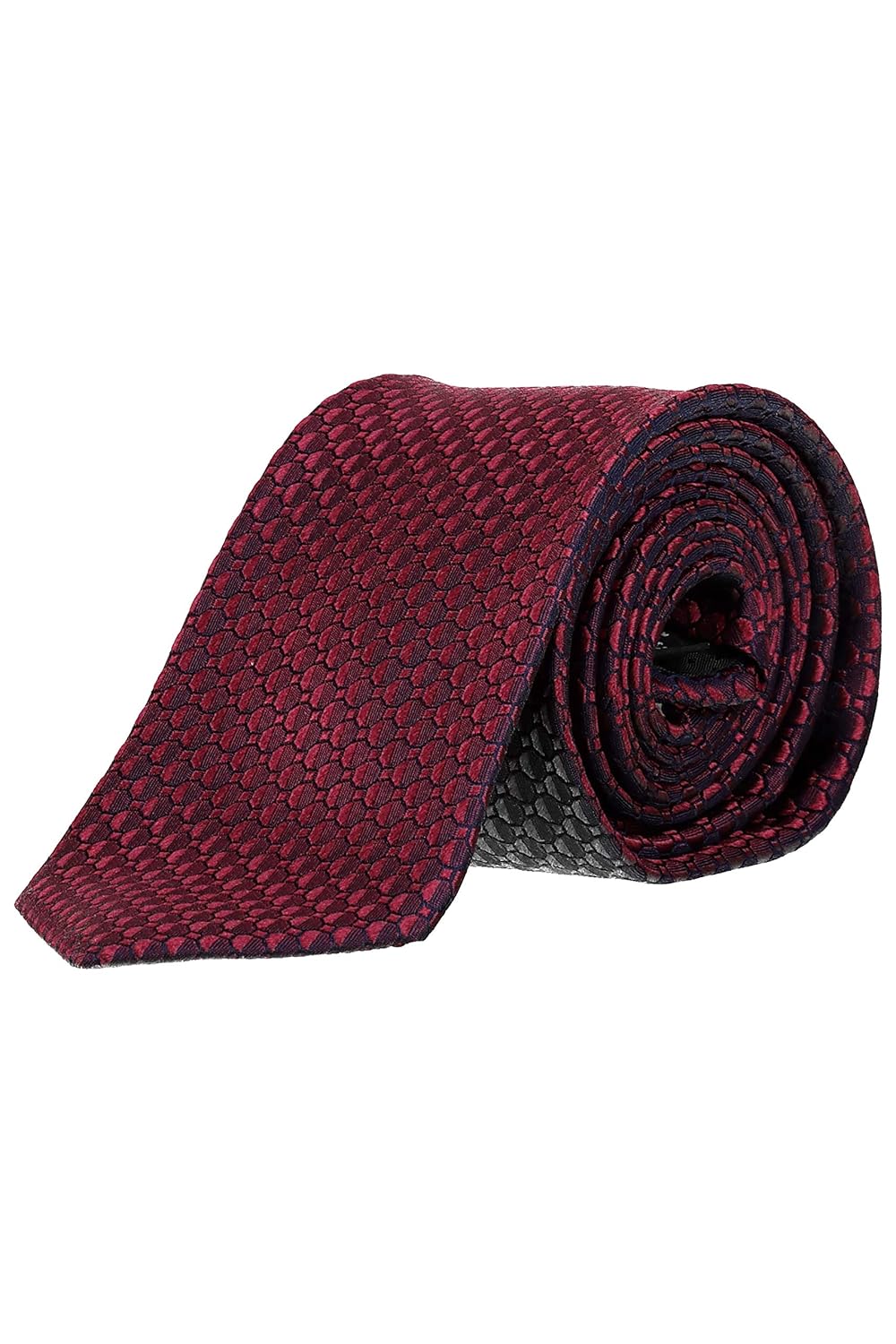 JP 1880 Mens Big /& Tall Diamond Pattern Silk Tie 721120