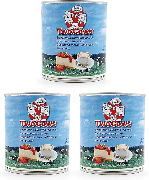 Two Cows Sweetened Condensed Milk 397g (Pack of 3) Amazon.co.uk Grocery