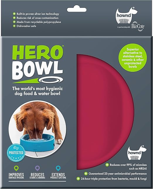 antimicrobial dog water bowl