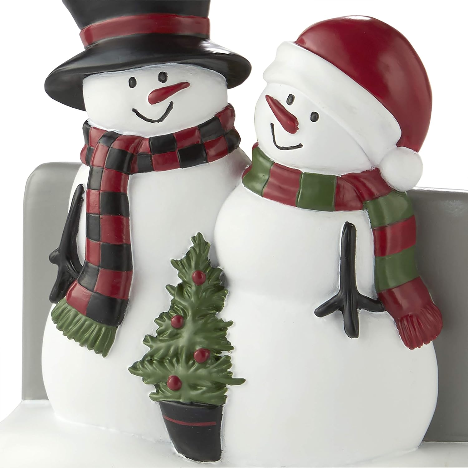 SKL Home by Saturday Knight Ltd. Woodland Winter Toothbrush Holder, Red: Home & Kitchen