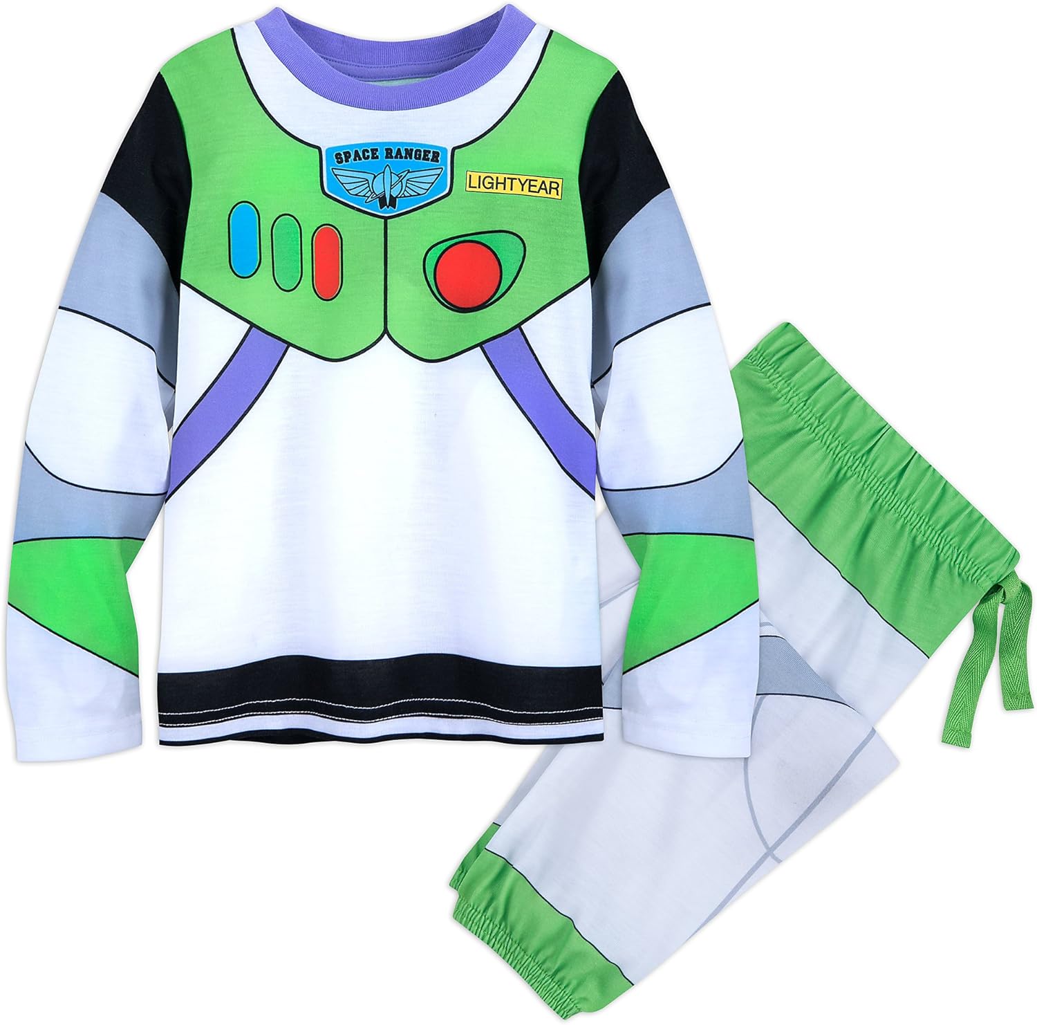 Amazon.com: Disney Buzz Lightyear Deluxe PJ Set for Boys Size 3 Multi: Clothing