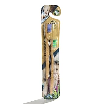 WooBamboo - Cepillo de dientes para niños, aprobado por dentista, recomendado por la madre