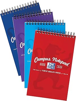 Amazon Com Oxford Campus Reporters Notebook Assorted Colour