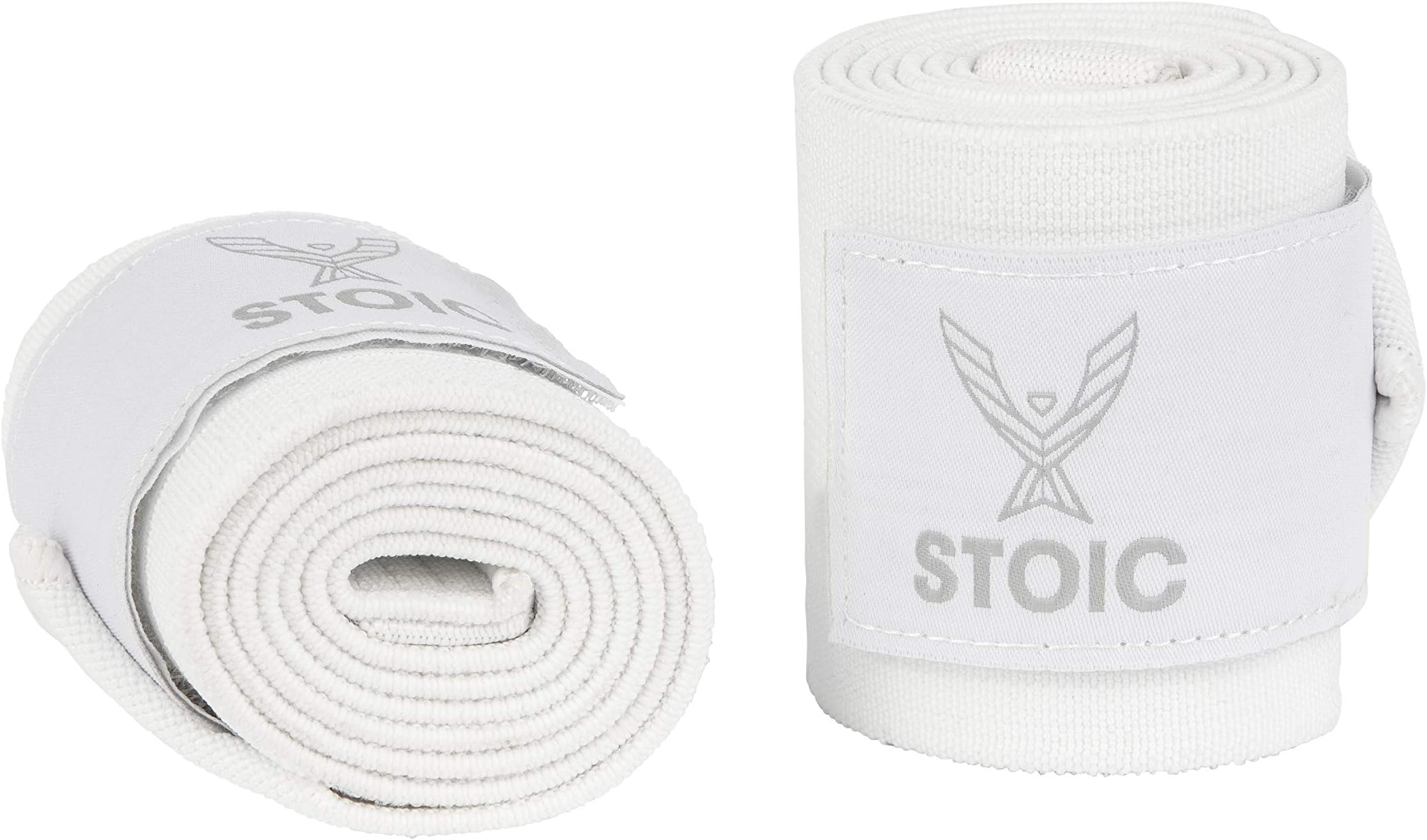 Stoic Wrist Wraps weightlifting, powerlifting, cross training, bodybuilding with thumb loop. Professional grade for gym workout, men and women weight lifting and strength training