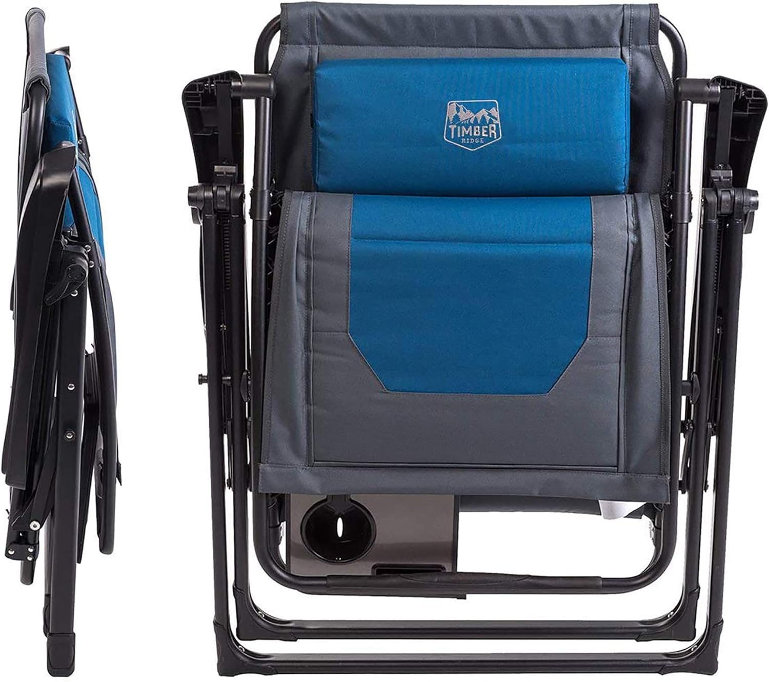 Timber Ridge Zero Gravity Chair Oversized Recliner Folding Patio Lounge Chair 350lbs Capacity Adjustable Lawn Chair with Headrest for Outdoor, Camping, Patio, Lawn : Garden & Outdoor