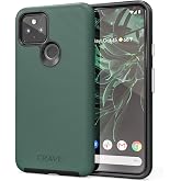 Crave Dual Guard for Google Pixel 5 Case - Forest Green | Designed for the Google Pixel 5. Dual Layer Everyday Protection with a Textured Grip.