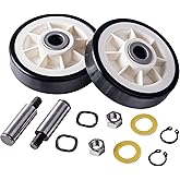 BlueStars 12001541 303373K Dryer Drum Support Roller Kit – Compatible with Maytag Crosley Jenn-Air Dryers - Replaces 303373 3-3373 Y303373 12001541VP W10116741-2 Packs