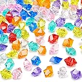 DomeStar 150Pcs Multicolored Fake Gems, Crushed Ice