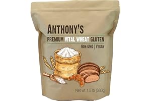 Anthony's Vital Wheat Gluten, 1.5 lb, High in Protein Flour, Vegan, Non GMO, Keto Friendly, Low Carb